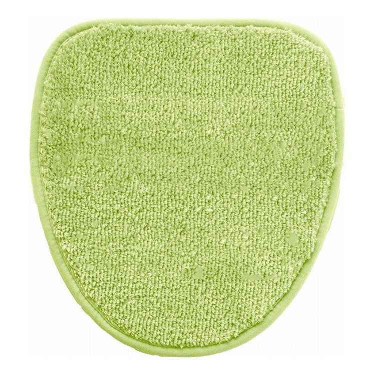 ルックス コクーン デコフタシート グリーン 貼る ふたカバー 洗える トイレ 吸着シート 洗濯OK(代引不..