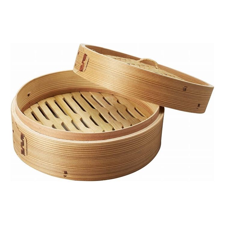 Rakuten - パール金属 和の里 中華せいろ 21cm H-5714 セイロ 蒸篭 中華セイロ 蒸籠 蒸し器 天然木 天然竹【送料無料】