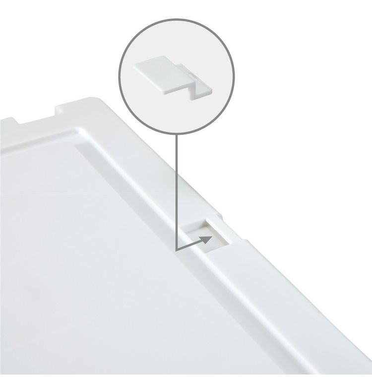 【2025年新作】 天馬 収納ケース Fits フィッツケース アドバンス 55-35M 幅35.0×奥行55.0×高さ25.0cm WC (ホワイトクリア)【送料無料】