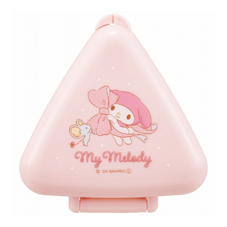 Lunch Boxes - 【2個セット】 スケーター 抗菌おにぎりケース マイメロディ ONC1PAG キャラクター 三角おむすび 1個 レンジ対応 抗菌 日本製(代引不可)【送料無料】