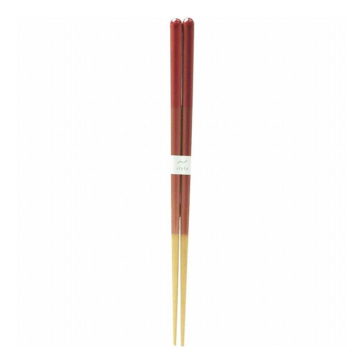 Other - 【2個セット】 アオバ 抗菌食洗箸 木の実 23cm ピンク(代引不可)【送料無料】