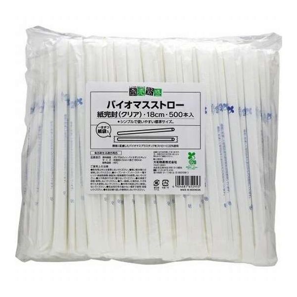 バイオマスプラスチック20%配合長さ18cmストレートタイプのストローです従来の使い心地を維持しながら、環境への負荷を配慮SDGsへの貢献:、脱プラスチック、環境保全の取り組みとして。長さ18cm材質/ポリプロピレン、バイオポリエチレン【送料について】北海道、東北、九州は送料を頂きます。【配送について】沖縄、離島は配送できません。予めご了承ください。
