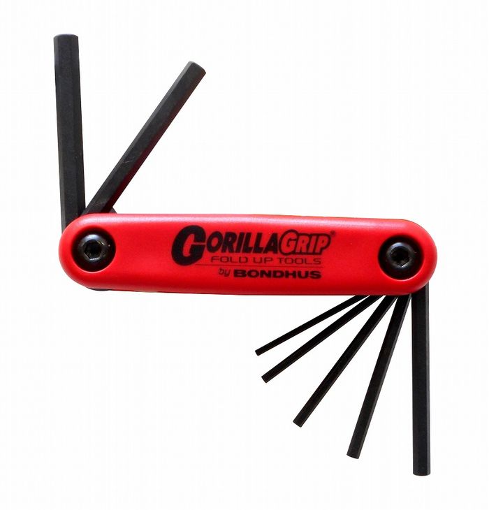 ボンダス・ジャパン BONDHUS(ボンダス) ナイフ型ツール ゴリラグリップ 六角レンチセット 7本組 ミリタ..