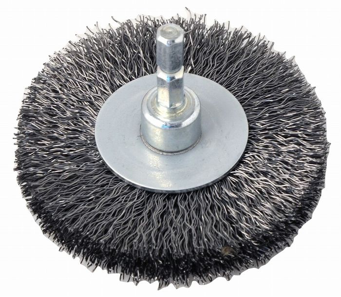 アークランドサカモト 六角軸付ホイールブラシ 鋼線 75mm RH-2