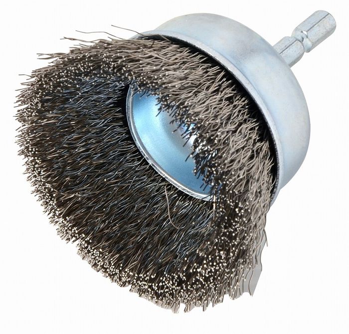 アークランドサカモト 六角軸付カップブラシ ステン 65mm RC-8