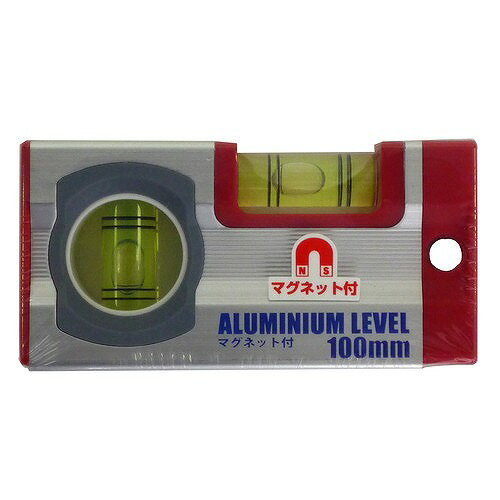 アークランドサカモト ARC アルミ水平器 100mm マグネット付