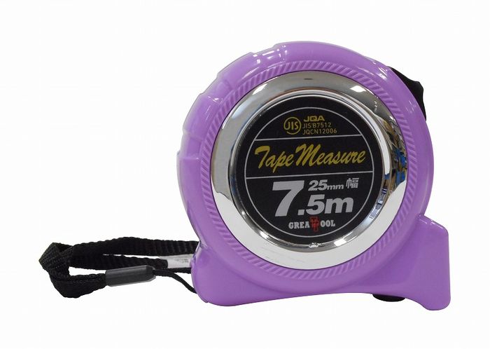 アークランドサカモト GREATTOOL(グレートツール) ロック付メジャー JIS付 25mm幅×長さ7.5m