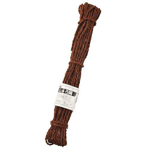 自然 自然 シュロ縄 小束 6mm×20M 茶