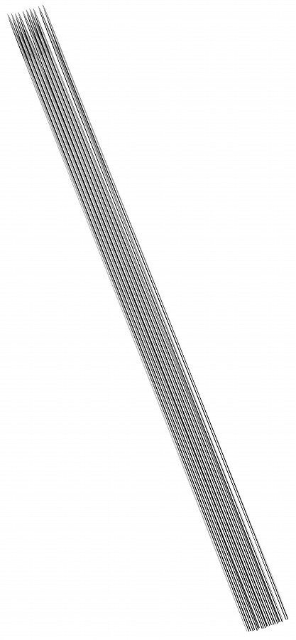 【商品詳細】サイズ（1本）：直径2mm×360mm重さ（10本）：86g入り数：10本18〜8ステンレス鋼日本製【送料について】北海道、沖縄、離島は送料を頂きます。