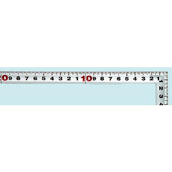 シンワ測定 曲尺角厚 シルバー 30cm 表裏同目 JIS 10294【送料無料】