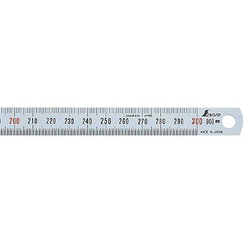 Rakuten - シンワ測定 細巾直尺 シルバー 30cm 赤数字入 13250