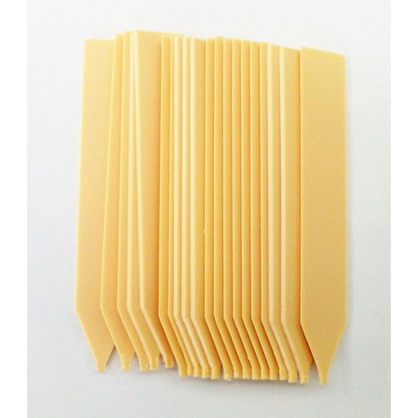 自然 園芸立型ラベル 木地 7.5cm 20枚入 727659