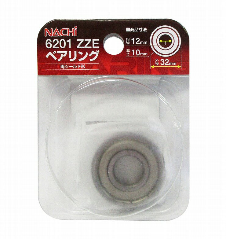 ARC ナチ(NACHi) ベアリング 内径12mm 外径32mm 6201-ZZE