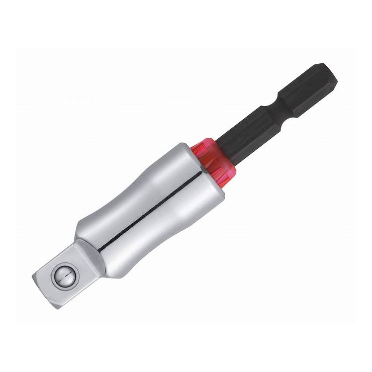 【商品詳細】18V、40Vのインパクトに対応します。新衝撃吸収材と長めのビット軸のトーション効果で軸折れを防止します。カラーでサイズ分けができるので探しやすいです。市販ソケットが使えます。用途：建築金物、型枠の組立、解体、産業機器のメンテナンスに刃先区分：SQインチ単位の先端サイズ：3/8"先端サイズ：9.5mmサイズカラー：赤色仕様：ショートタイプ仕様：40Vインパクト対応(18Vにも対応)材質本体：クロムモリブデン鋼　シャンク：ビット材　ダンパー：樹脂生産国日本【送料について】北海道、沖縄、離島は送料を頂きます。