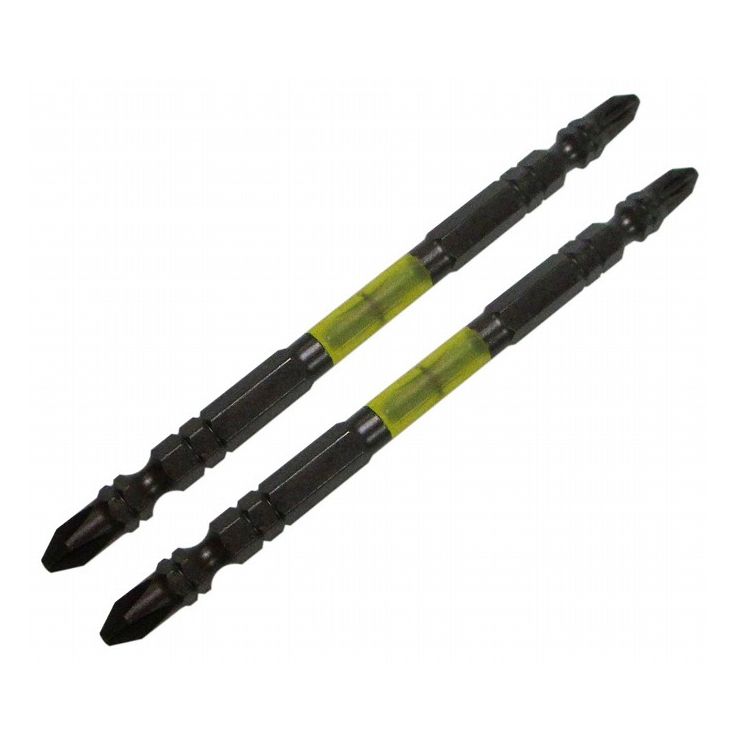 兼古製作所(ANEX) 黒龍靭ビット タフ 2本組 +2×110mm マグネット付き ABRM-2110