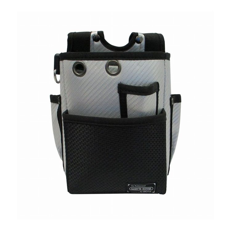 コヅチ ワークタイム worktime 腰袋2段 シルバー WT-11SV...