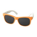 キッズ ファッション グラス KIDS FASHION GLASSES SQUARE ORANGE/WHITE(代引不可)