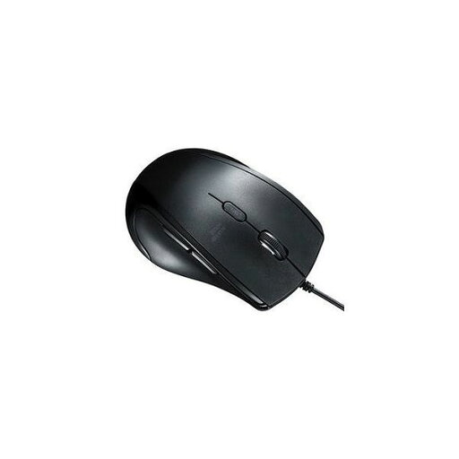サンワサプライ 静音有線ブルーLEDマウス(5ボタン・左手用) MA-BL165BK(代引不可) サンワサプライ 静音有線ブルーLEDマウス(5ボタン・左手用) MA-BL165BK(代引不可)