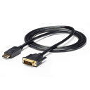 STARTECH.COM LTD DP2DVI2MM6 DisplayPort-DVI変換ケーブル 1.8m ディスプレイポート オス DVI-D (25ピン) オス DP-DVIケーブル 1920x1200 ブラック(代引不可)(2)