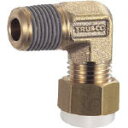 TRUSCO クイックシール継手 エルボ φ8X5 呼びR1/4【TS-8X5-02L】(流体継手・チューブ・エア配管継手)