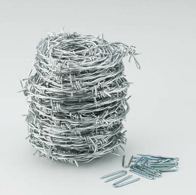 TRUSCO 有刺鉄線 1.6mmX100m【TUW-16-100】(建築金物・工場用間仕切り・針金)【送料無料】