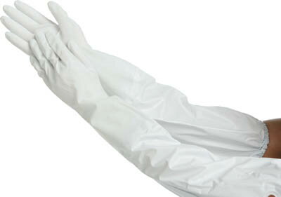 ショーワ No240腕カバー付薄手 Mサイズ ホワイト【NO240-MW】(作業手袋・腕カバー付手袋)