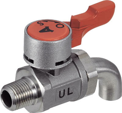 ASOH エースボール-21 下向き吐出型 PT3/8【UL-1300】(流体継手・チューブ・ボールバルブ)【送料無料】