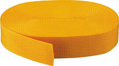 TRUSCO PPベルト幅50mmX長さ10m 黄【PPB-5010 Y】(梱包結束用品・結束バンド)