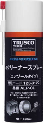 TRUSCO αクリーナースプレー 420ml(化学製品・洗浄剤)
