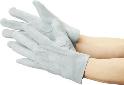 TRUSCO 牛床革手袋 フリーサイズ【JK-1】 作業手袋・革手袋 