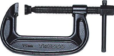 TRUSCO B型シャコ万力 75mm【TBC-75】(クランプ・バイス・シャコ万力)【送料無料】