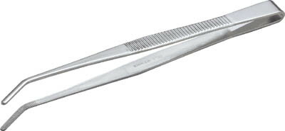 TRUSCO ステンレス製ピンセット 150mm 曲ギザ付【TSP-24】(はんだ・静電気対策用品・ピンセット) TRUSCO ステンレス製ピンセット 150mm 曲ギザ付【TSP-24】(はんだ・静電気対策用品・ピンセット)