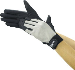TRUSCO PU厚手手袋 Lサイズ グレー【TPUG-G-L】(作業手袋・合成皮革・人工皮革手袋)