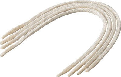TRUSCO 難燃ロープ 線径3mmX0.3m 4本入【TRNR-3300】(ロープ・ひも・ロープ)