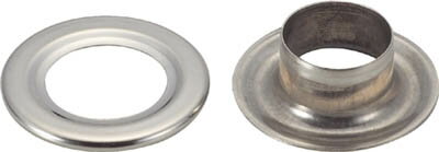 TRUSCO 両面ハトメ ステンレス 15mm 50組入【THP-S15】(ファスニングツール・ハトメ)