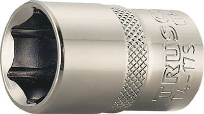 TRUSCO ソケット 6角タイプ 差込角12.7 対辺22mm【T4-22S】(レンチ・スパナ・プーラ・ソケット)
