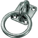 TRUSCO 丸カンプレート ステンレス製 8mm【TMP-8】(建築金物・工場用間仕切り・荷役金具)