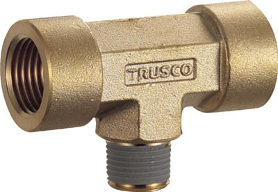 TRUSCO ねじ込み継手 チーズ RC3/8XR1/4XRC3/8異径【TN-0213T】(管工機材・高圧継手)