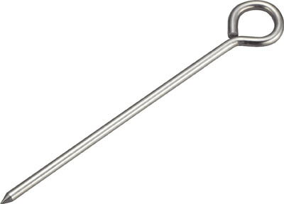 TRUSCO ステンレスロープ止丸型6×200mm【TRM-S620】(建築金物・工場用間仕切り・荷役金具)