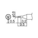 白光 こて先 0．8D型【T12-D08】(はんだ・静電気対策用品・ステーション型はんだこて)