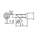 【メーカー型番】T12-KU【JANコード】4962615016974【ブランド】白光　【特徴】【用途】【仕様】●コテ先名称:KU型●質量(g):10●鉛フリーはんだ対応●適合コテ:FM2027・FM2028●適合ステーション本体:FX950・FX951・FX952●ヒーター一体式【材質／仕上】【セット内容／付属品】【注意】【原産国】日本【送料について】北海道、沖縄、離島は送料を頂きます。