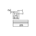 白光 こて先 スパチュラ 25【T12-1404】(はんだ・静電気対策用品・ステーション型はんだこて)【送料無料】