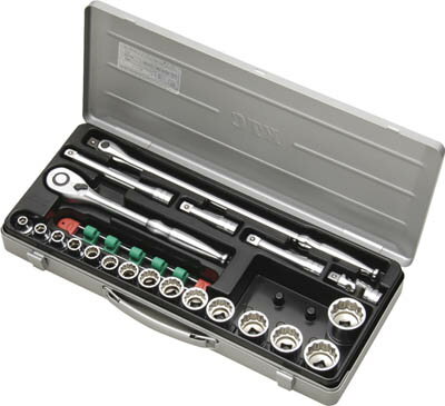 Stahlwille - KTC 12．7sq．ソケットレンチセット［21点］【TB415X】(レンチ・スパナ・プーラ・ソケットレンチセット)【送料無料】