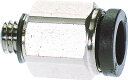 チヨダ ミニメイルコネクター 4mm・M5X0.8【M4-M5M】(流体継手・チューブ・チューブ継手)