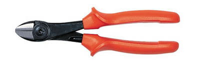 バーコ 1000V強力型軟・硬線両用ニッパー【2101S-140】(防爆・絶縁工具・ハサミ・ナイフ（絶縁）)【送..