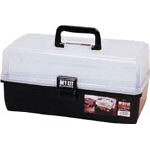 IRIS 小物ケース マイキット 400×220×220 ブラック【40-B】(工具箱・ツールバッグ・樹脂製工具箱)