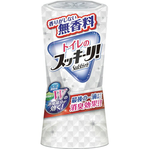 【商品詳細】●消臭芳香液を上から供給する「スッキーリ方式」で、液残りせず最後の一滴まで消臭芳香効果が続きます。●トイレ用消臭芳香剤。●容量(ml)：400●香り：無香料●持続期間約1.5〜3ヵ月間●雑品です。原産国日本JANコード4901080649218【送料について】北海道、沖縄、離島は送料を頂きます。