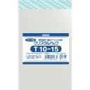 HEIKO OPP袋 テープ付き クリスタルパック T10-15 6740700T1015(4)