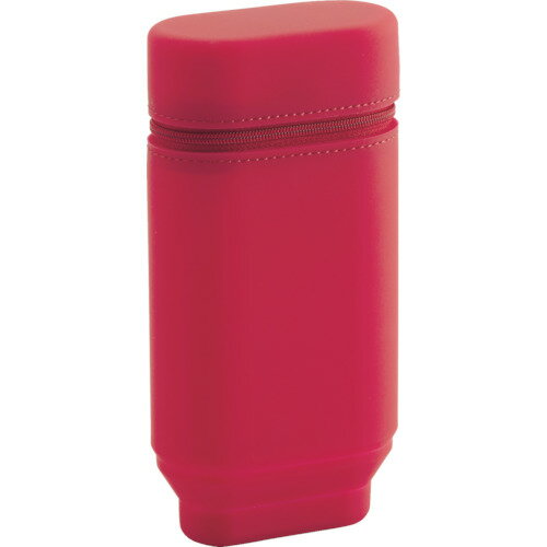 リヒト スタンドペンケース(オーバルタイプLサイズ) レッド A76953