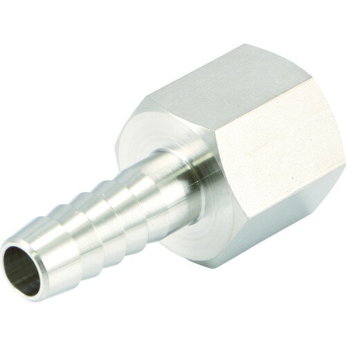 ASOH SUS 内ねじホースニップル PT1/4×Φ8 HF7208